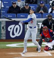 　１回、空振り三振に倒れた大谷（共同）