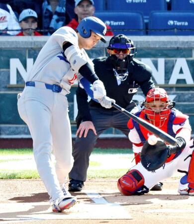 大谷翔平　１４戦連続出塁！自身＆日本選手最長　流れ変えた口火安打で連敗止めた！