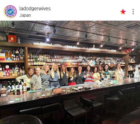 　ドジャーワイブスのインスタグラム（ｌａｄｏｄｇｅｒｗｉｖｅｓ）より