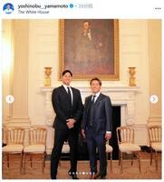　山本由伸のインスタグラム（ｙｏｓｈｉｎｏｂｕ＿＿ｙａｍａｍｏｔｏ）より