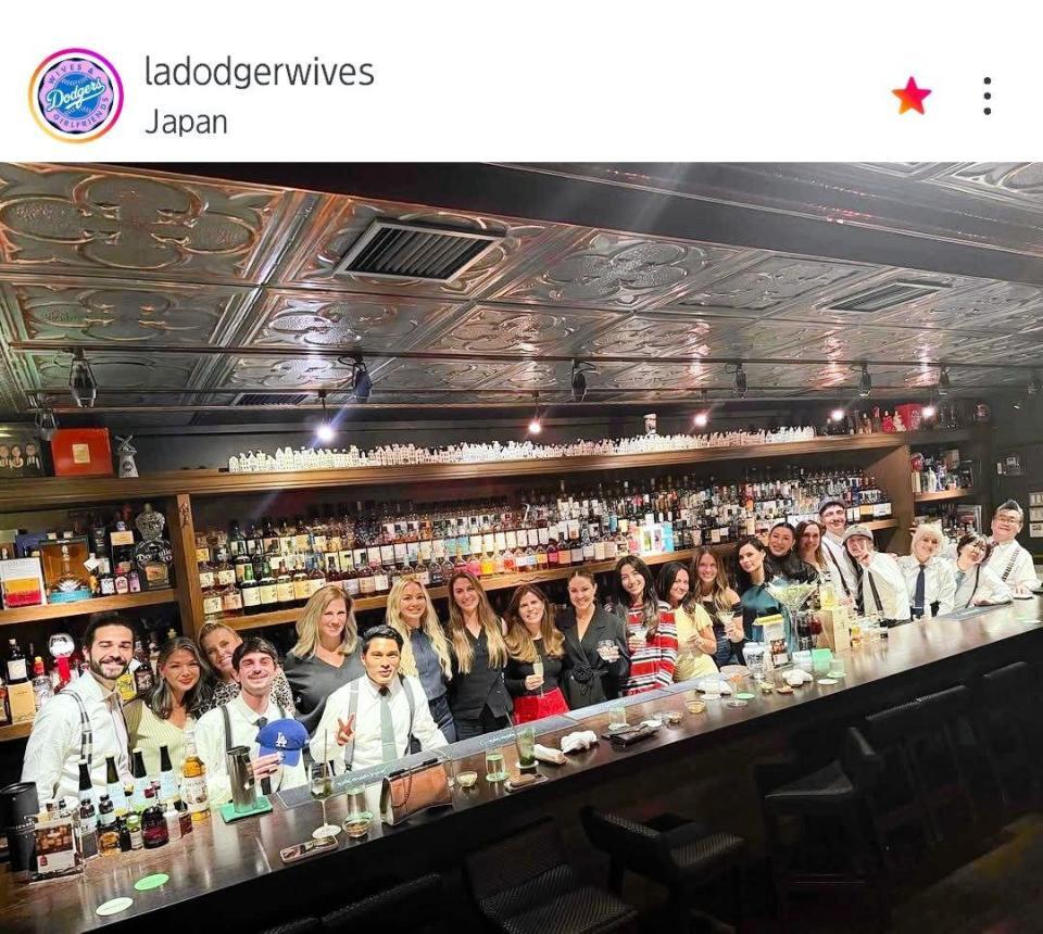 　ドジャーワイブスのインスタグラム（ｌａｄｏｄｇｅｒｗｉｖｅｓ）より