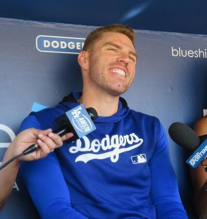 　山本の投球を絶賛したフリーマン