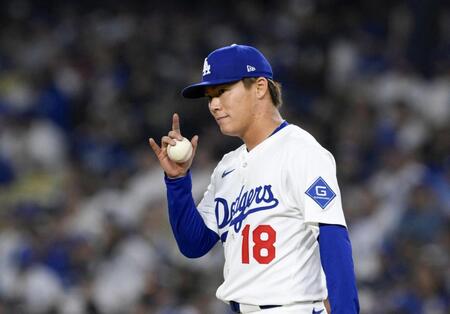 　６回無失点と好投した山本（共同）