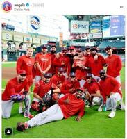 　エンゼルスの球団公式インスタグラム（ａｎｇｅｌｓ）より