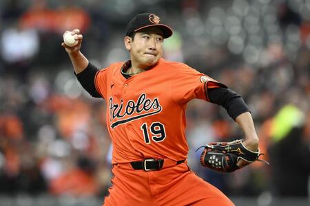 　ブルージェイズ戦に先発し、４回２／３を投げ８安打３失点だった菅野（ＡＰ＝共同）