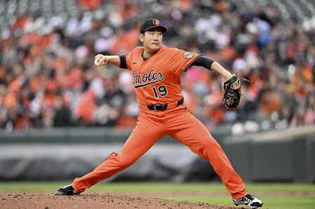 　ブルージェイズ戦に先発した菅野（ゲッティ＝共同）