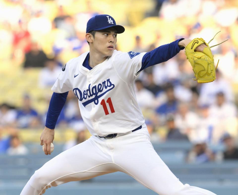 　先発した佐々木（共同）