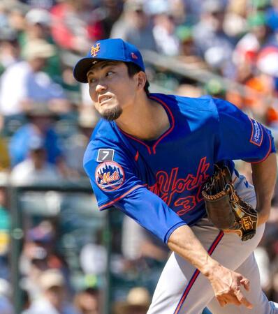 メッツ・千賀 7回0封で今季2勝目 本人も手応え「不安がちょっとずつ取れている」