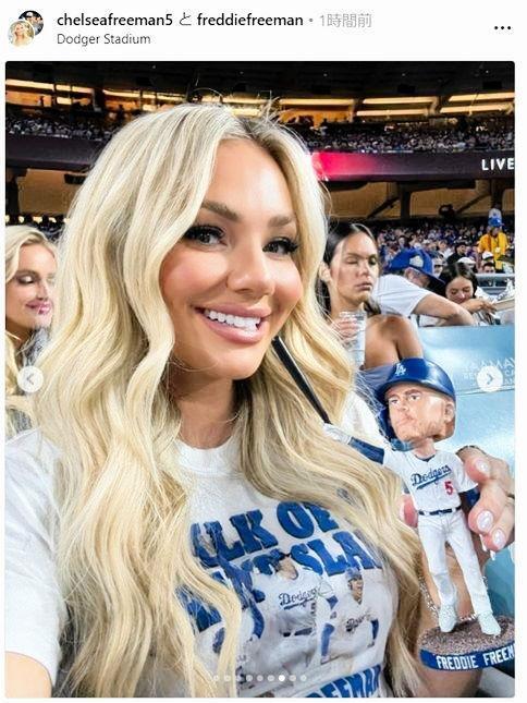 　チェルシー・フリーマンさんのインスタグラム（ｃｈｅｌｓｅａｆｒｅｅｍａｎ５）より 