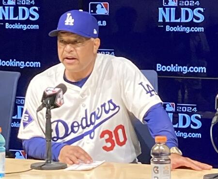 ロバーツ監督　大谷翔平の場外弾「いつか出るよ」と予告　初回に飛距離約１３７メートルの特大弾「デーゲームか夏になれば」