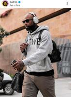 　遠征へ向かうヘイワード。パドレスのインスタグラム（ｐａｄｒｅｓ）より