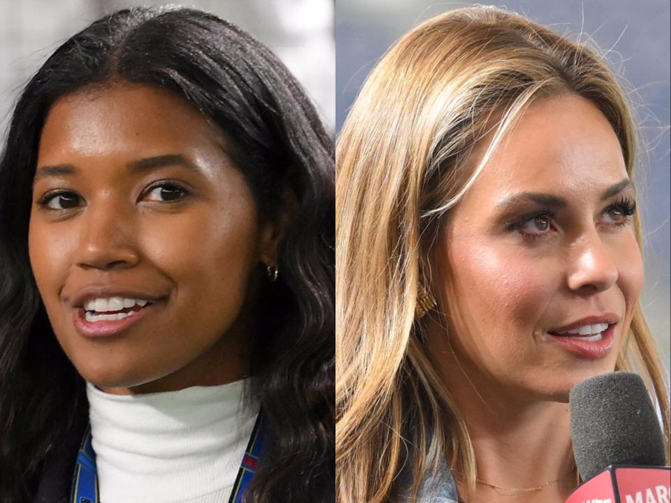 　キアステン・ワトソンさん（左）とテイラー・マクレガーさん