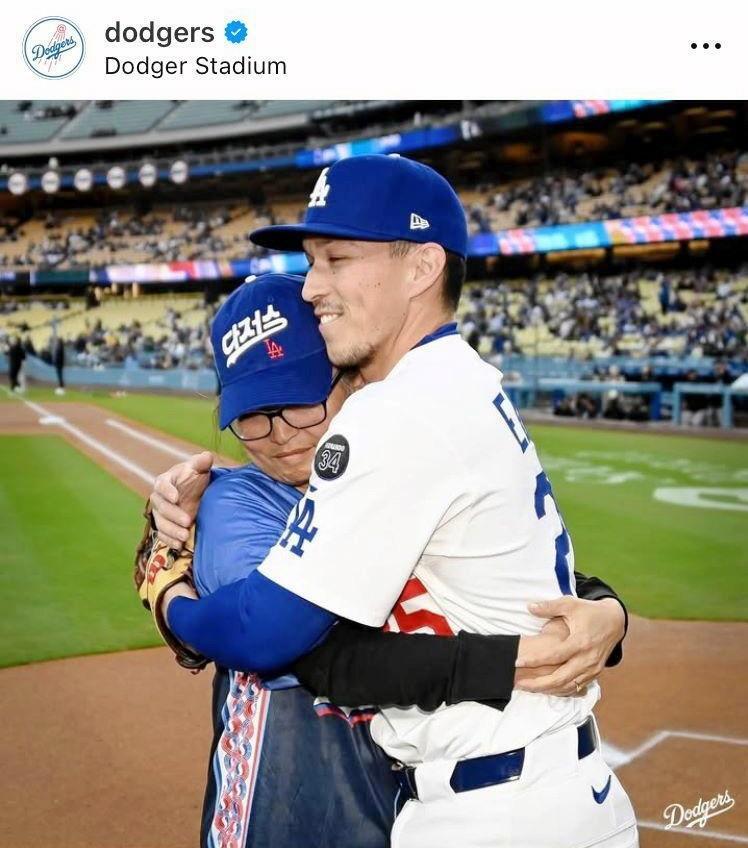 ドジャースのインスタグラム＠ｄｏｄｇｅｒｓより