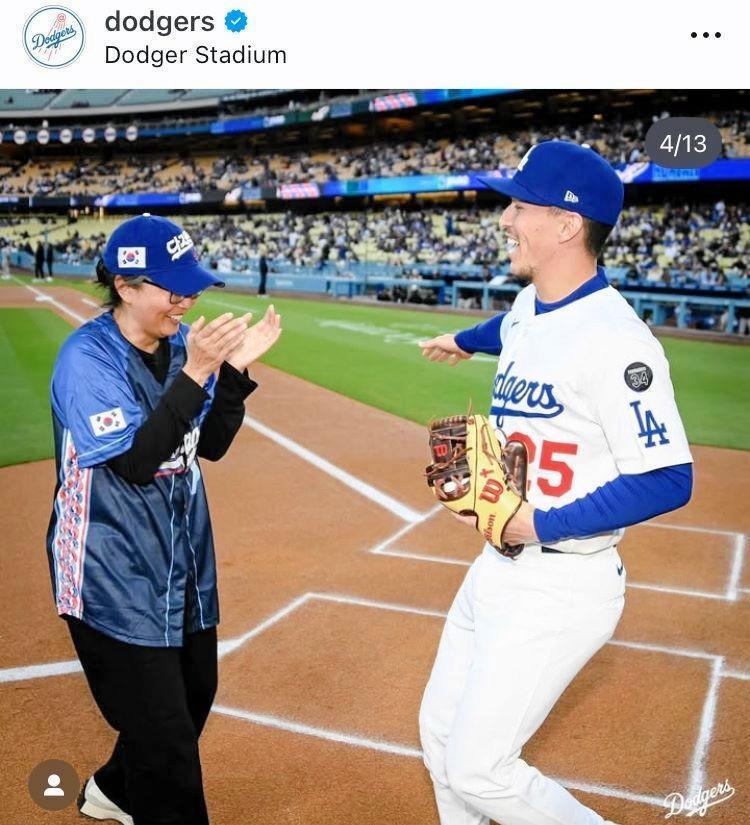 ドジャースのインスタグラム＠ｄｏｄｇｅｒｓより