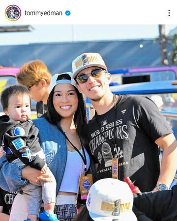 　エドマンのインスタグラム（ｔｏｍｍｙｅｄｍａｎ）より