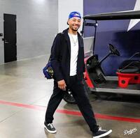 　球場入りするベッツ（ロサンゼルス・ドジャース提供）