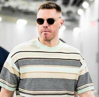 　球場入りするフリーマン（ロサンゼルス・ドジャース提供）