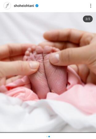 　大谷翔平のインスタグラム（＠ｓｈｏｈｅｉｏｈｔａｎｉ）より