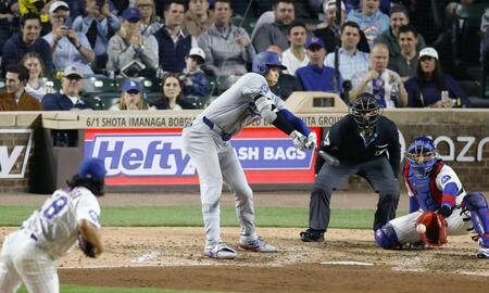 ドジャース　１０－１１大乱戦でサヨナラ負け　大谷翔平は４打数無安打３三振１四球　カブス鈴木は５打数２安打２打点　今永は勝ち負け付かず