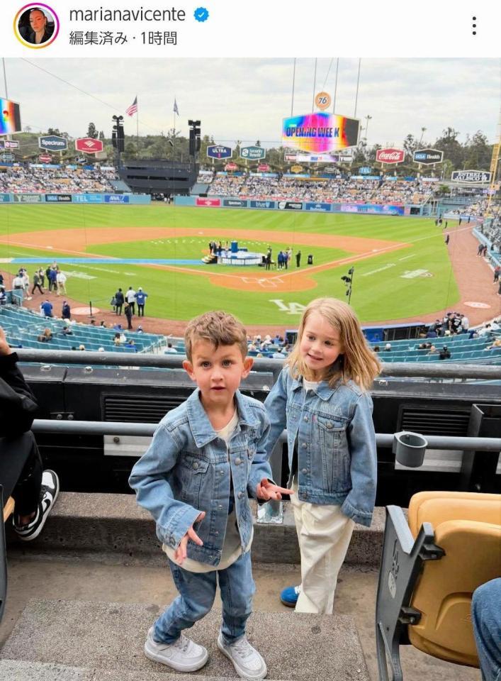 　Ｋ・ヘルナンデスの妻・マリアナさんのインスタグラム（ｍａｒｉａｎａｖｉｃｅｎｔｅ）より 