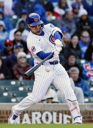 カブス・鈴木　３打点「自分の打席が回ってくるまでは、（ベンチ）裏でひたすらバットを振っている」