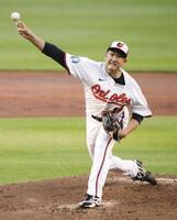 　ヤンキース戦に先発した菅野（共同）