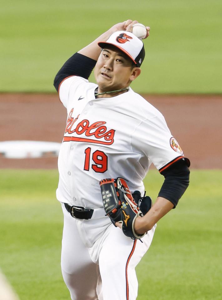 　ヤンキース戦に先発した菅野（共同）