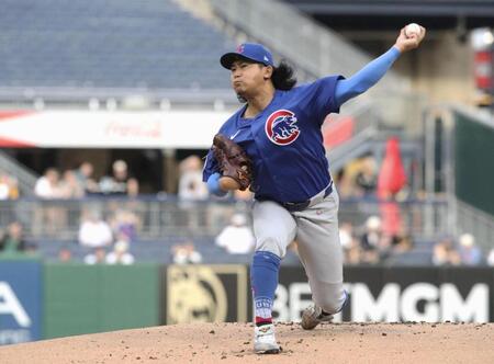 　パイレーツ戦に先発した今永（イマジンイメージズ・ロイター＝共同）