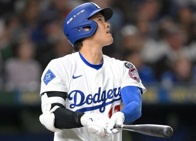 大谷翔平衝撃パパ１号　７号初球先頭弾