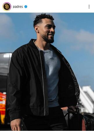 　遠征に向かうスアレス。パドレスの公式インスタグラム（ｐａｄｒｅｓ）より