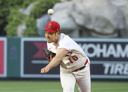 　先発した菊池。５回を５安打２失点で勝敗は付かなかった（共同）