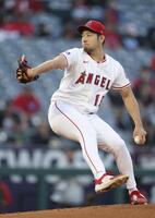 　タイガース戦に先発した菊池（共同）