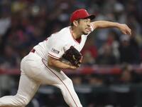 　先発した菊池。５回を５安打２失点で勝敗は付かなかった（共同）