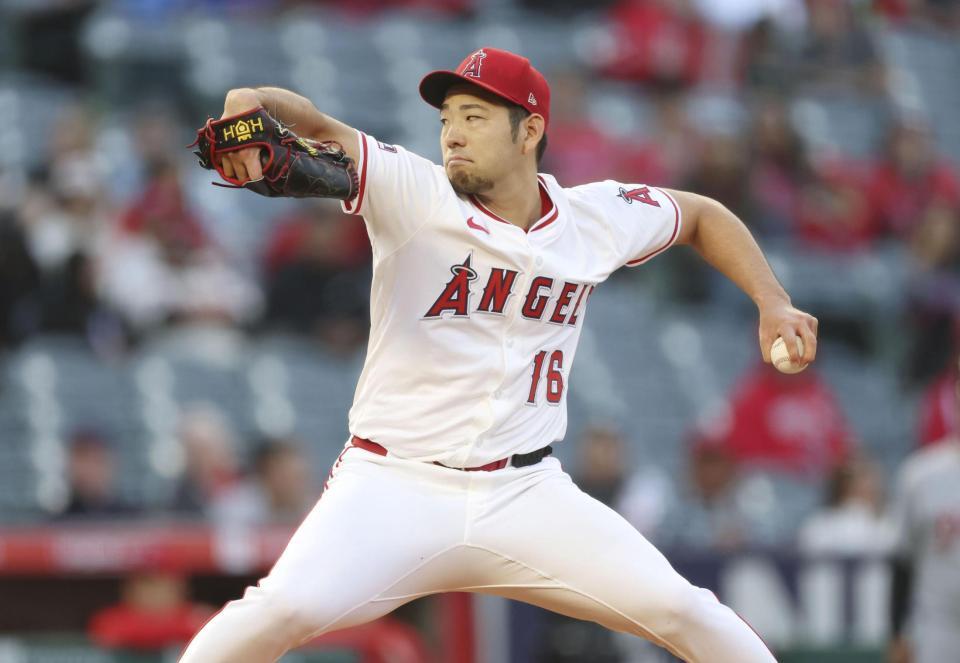 　タイガース戦に先発した菊池（共同）