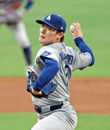 山本由伸 初月間MVP!MLBトップ防御率0・90 野茂デビュー日に6回1安打4勝目