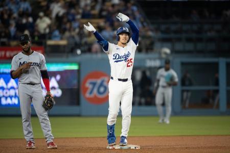 ドジャース、エドマンがＩＬ入り　今季加入の金慧成昇格