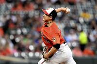 　ロイヤルズ戦に先発したオリオールズ・菅野（ゲッティ＝共同）