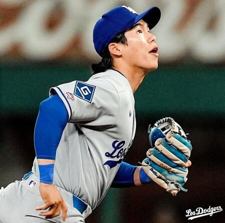 キム・ヘソンが衝撃の俊足披露　重圧かかる九回無死一塁でメジャー初盗塁→送球間に三塁へ　敗戦でもキラリ　大谷もたたえる