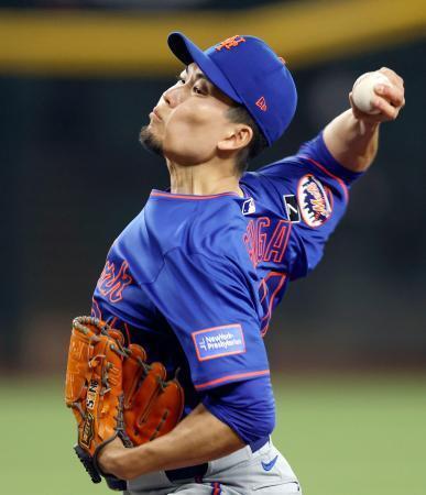 千賀、６回無失点で４勝目　大谷は三塁打、菊池先発