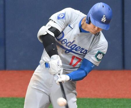 【動画】噛み締めるように塁を回るアウトマン　大谷のヒマワリの種がまさかの“誤爆”