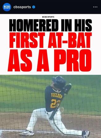 　ＣＢＳスポーツのインスタグラム（ｃｂｓｓｐｏｒｔｓ）より