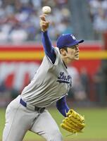 　ダイヤモンドバックス戦に先発したドジャース・佐々木（共同）