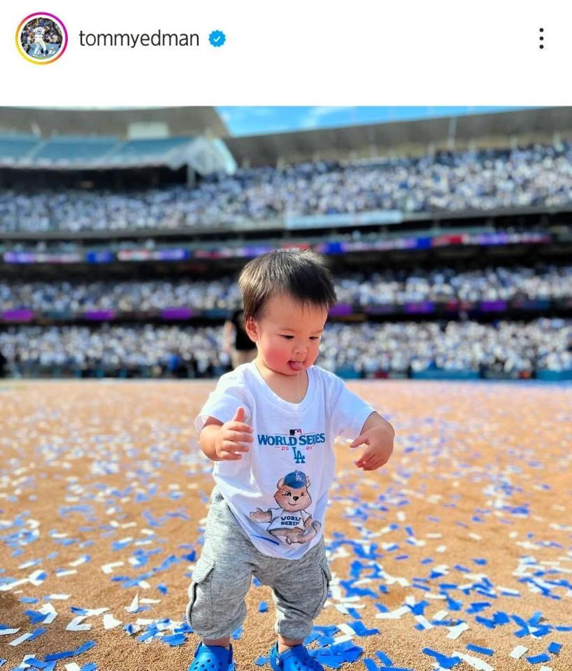 　エドマンのインスタグラム（ｔｏｍｍｙｅｄｍａｎ）より