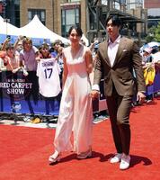 　大谷翔平と真美子さん＝２４年７月