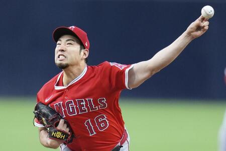 　パドレス戦に先発した菊池（ＡＰ＝共同）