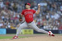 　パドレス戦に先発した菊池（ゲッティ＝共同）