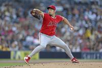 　パドレス戦に先発した菊池（ゲッティ＝共同）