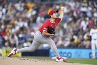 　パドレス戦に先発した菊池（ＡＰ＝共同）