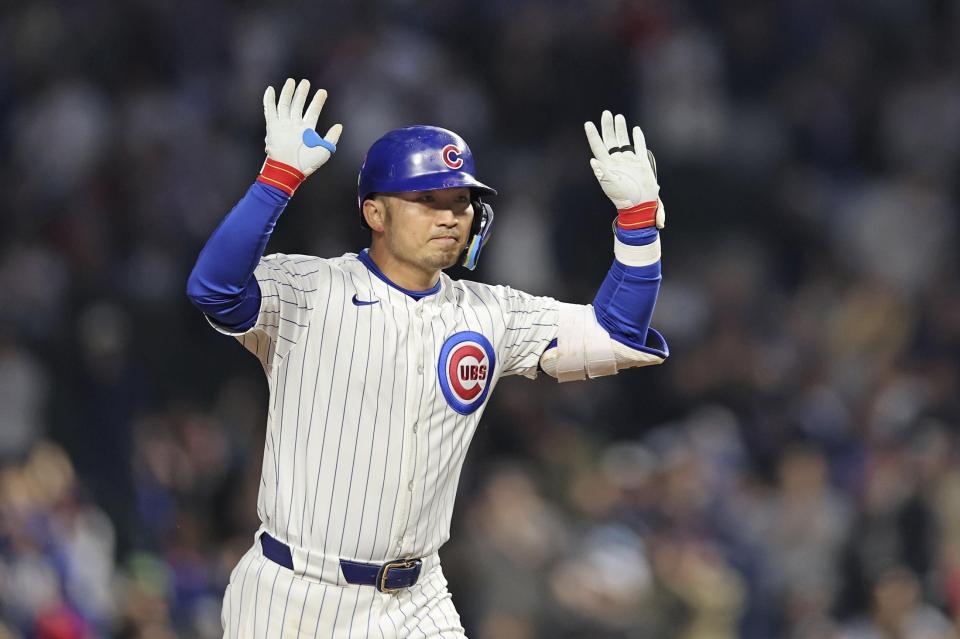 カブス・鈴木誠也が4年連続2桁本塁打 五回に10号2ラン 両手
