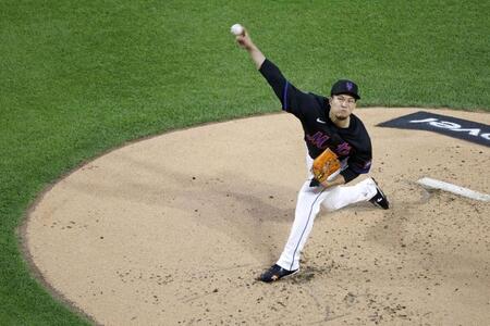 　パイレーツ戦に先発した千賀（共同）